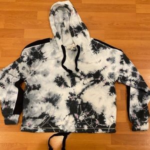 Vintage havana hoodie tie front